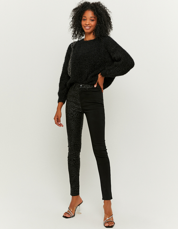 Pantaloni a Vita Alta Neri | TALLY WEiJL Online Shop