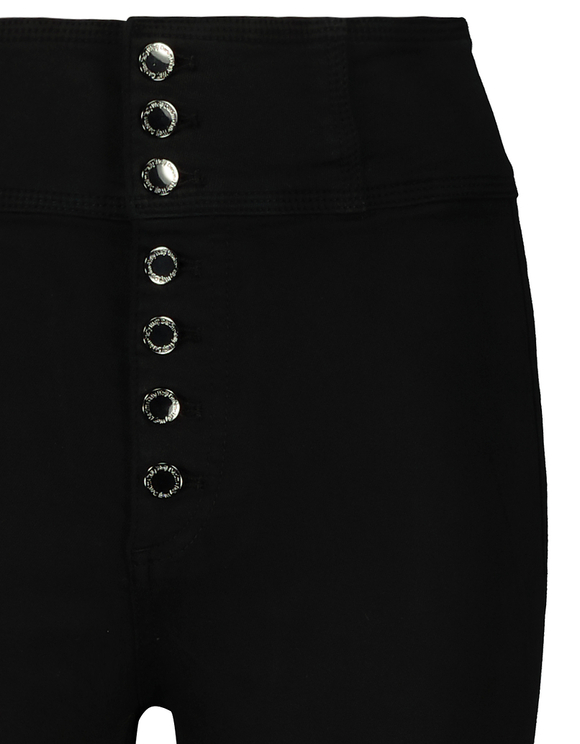 Pantaloni Straight con Bottoni