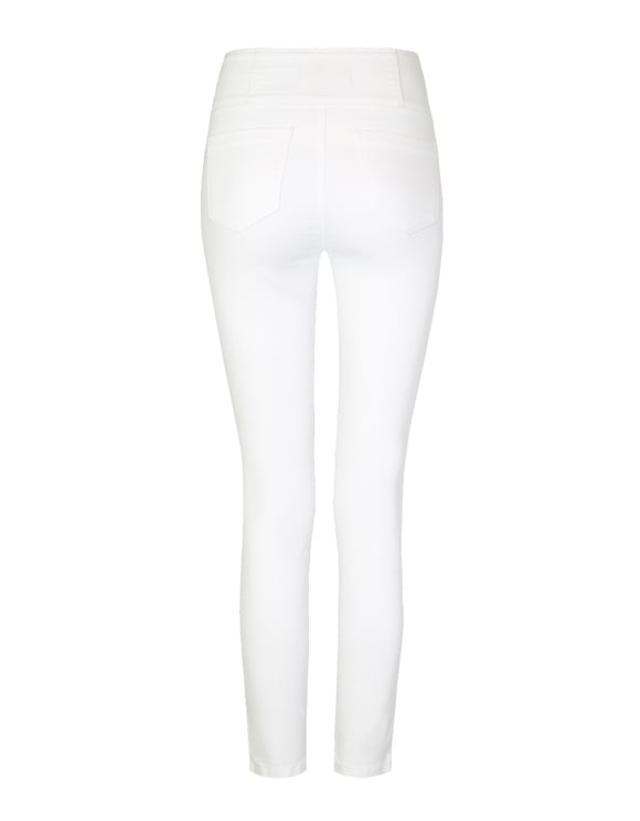black and white skinny trousers