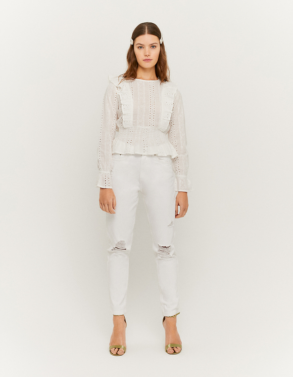 Jeans Mom a Vita Alta