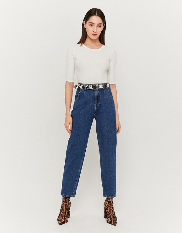 Jeans Slouchy a Vita Alta