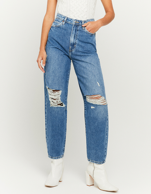 tally weijl schwarze high waist jeans