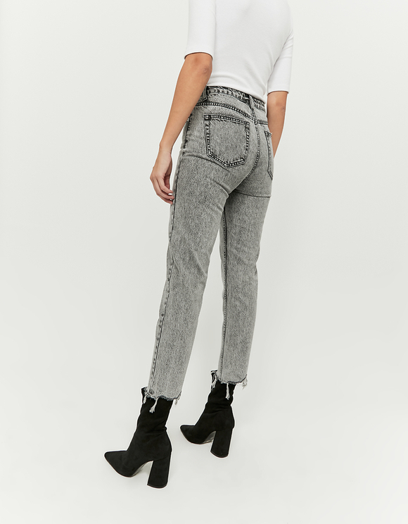 Jeans Mom a Vita Alta 