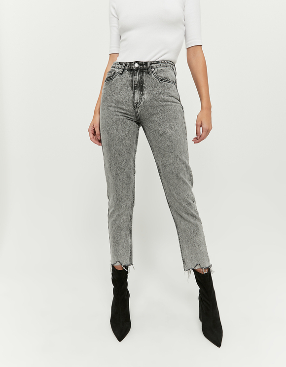 Jeans Mom a Vita Alta 