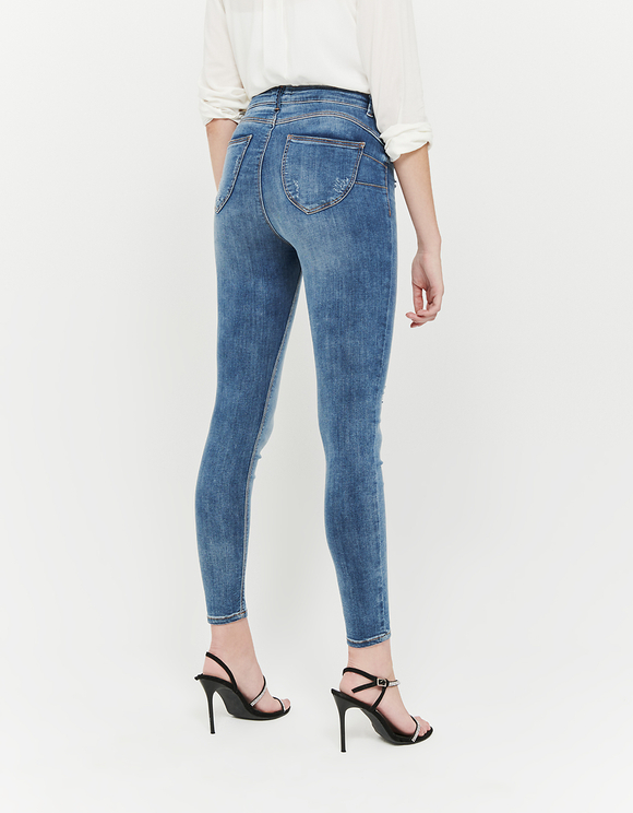 Jeans Skinny Push Up a Vita Alta
