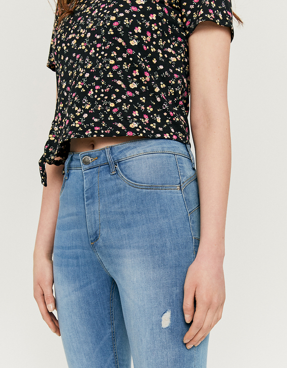 Jeans Skinny Push Up a Vita Alta