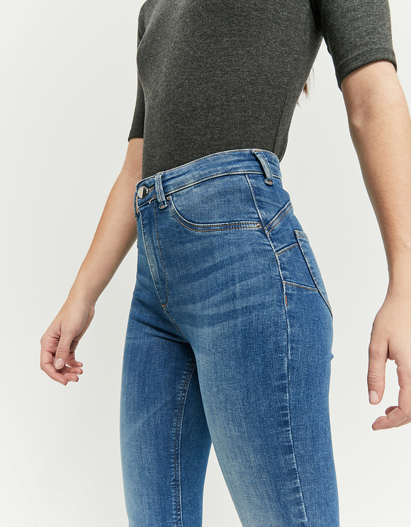 Jeans Skinny Push Up a Vita Alta