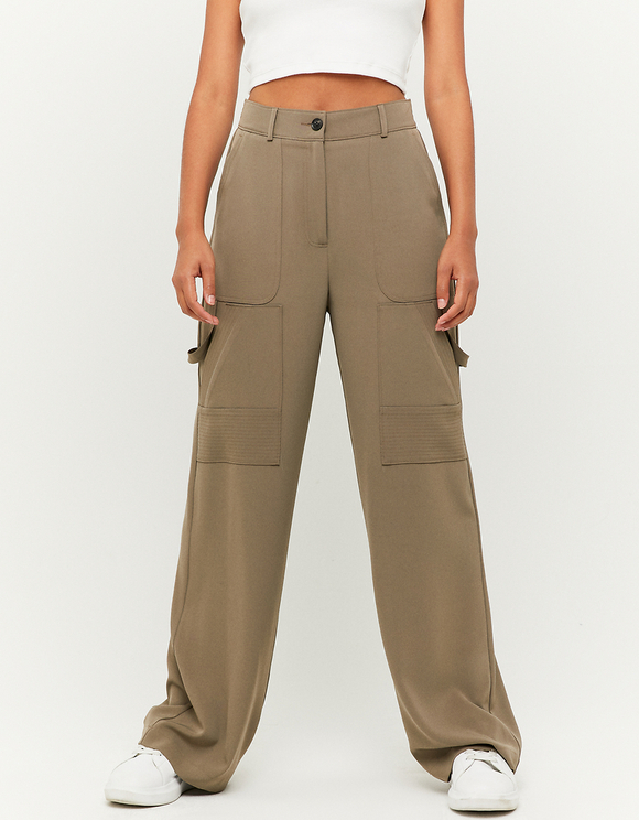 wide leg khakis
