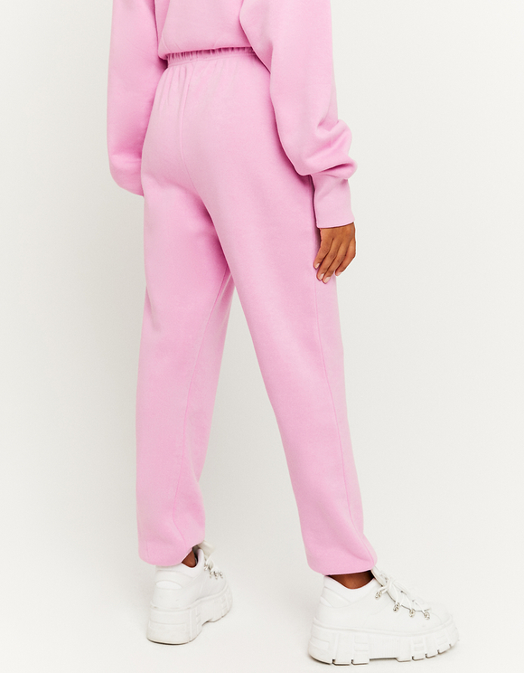 pink and white joggers