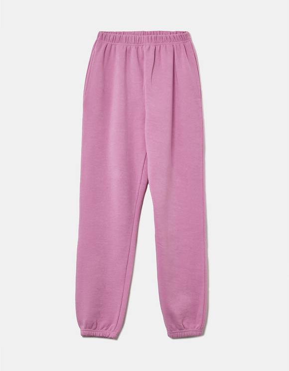 pink and white joggers