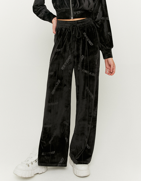 High Waist Velvet Joggers | TALLY WEiJL 