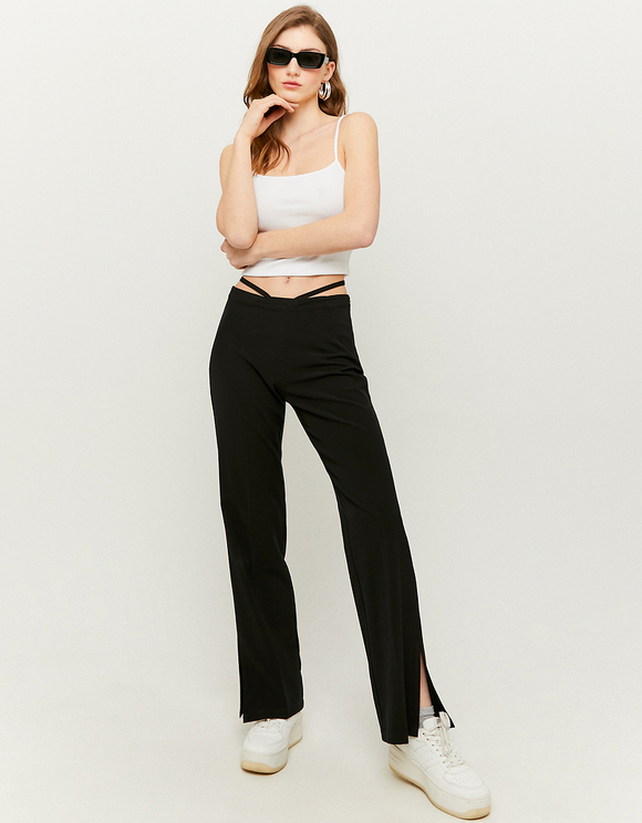 High Waist Flare Trousers | TALLY WEiJL 