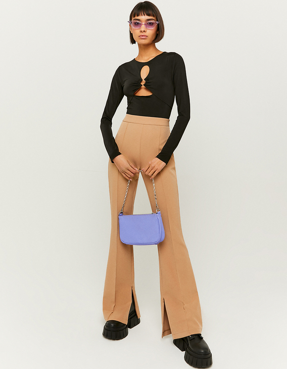 Pantaloni a Vita Alta a Zampa | TALLY WEiJL Online Shop