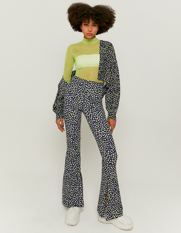 Pantaloni Smiley® a Zampa a Vita Alta | TALLY WEiJL Online Shop