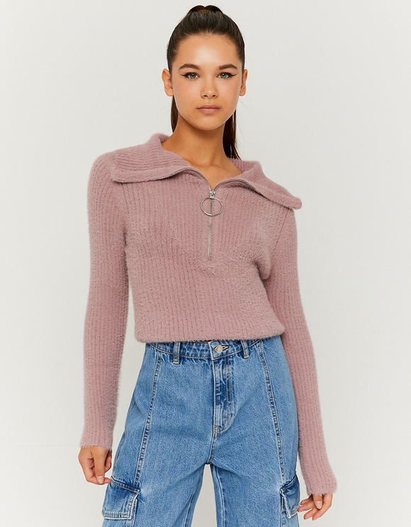 Maglione con Cerniera Soft Touch | TALLY WEiJL Online Shop