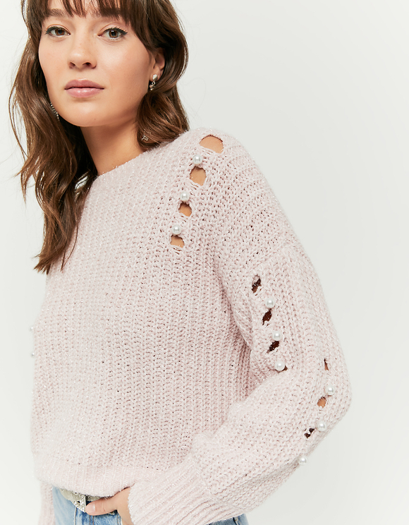 pink chenille jumper