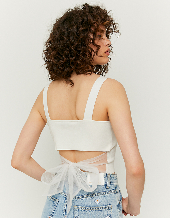 White Crop top | TALLY WEiJL Online Shop