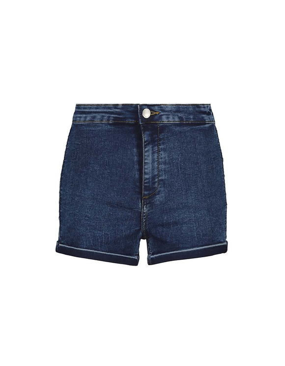 High Waist Skinny Denim Shorts | TALLY 