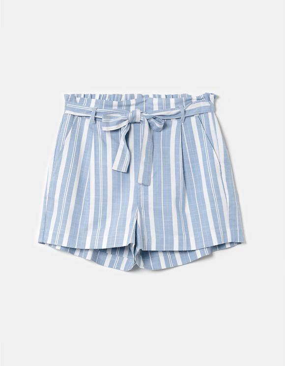 Blue Striped Shorts | TALLY WEiJL 
