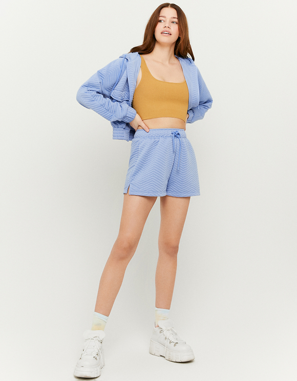Blue High Waist Shorts | TALLY WEiJL Online Shop
