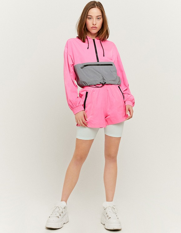 neon nylon shorts
