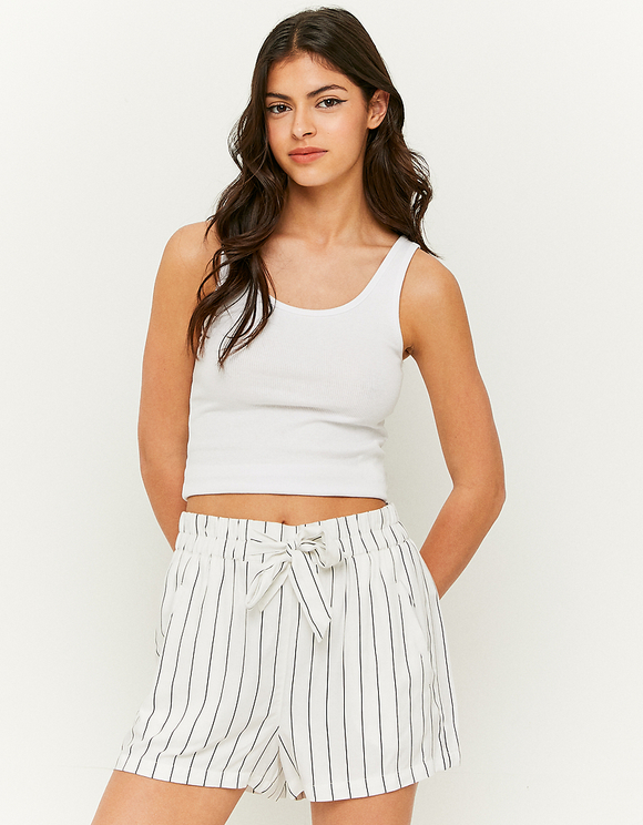 High Waist Belted Shorts | TALLY WEiJL 