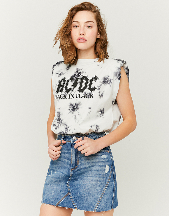 Gonna Midi di Jeans Strappata a Vita Alta | TALLY WEiJL Online Shop