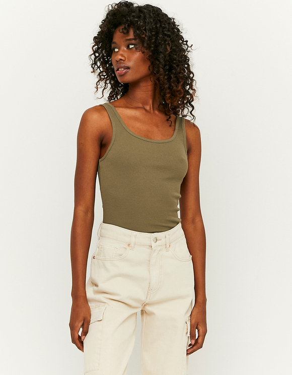 Basic Ribbed Tank Top | TALLY WEiJL Online Shop