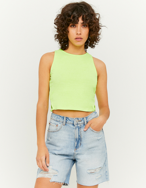 Neon Side Cut Out Top