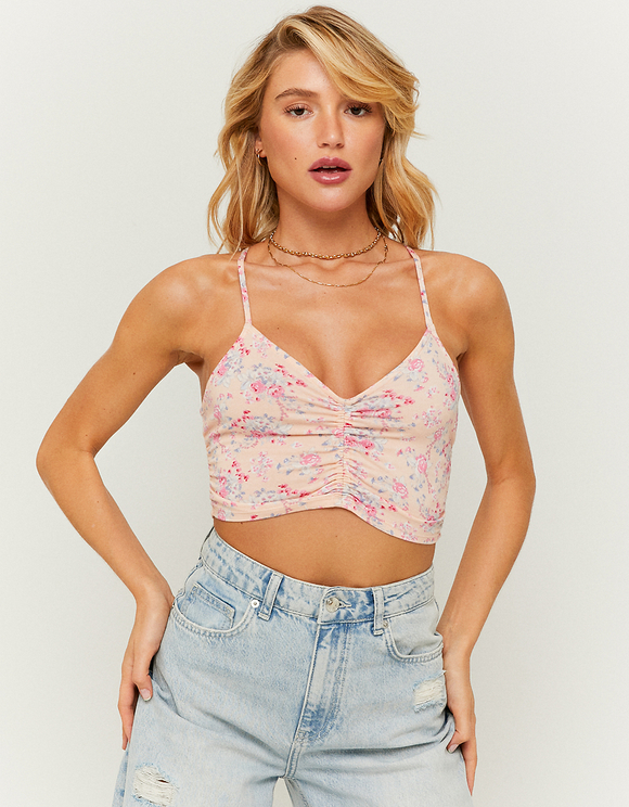 Fashion Tops Bustier Tops Tally Weijl Bustier Top pink casual look 