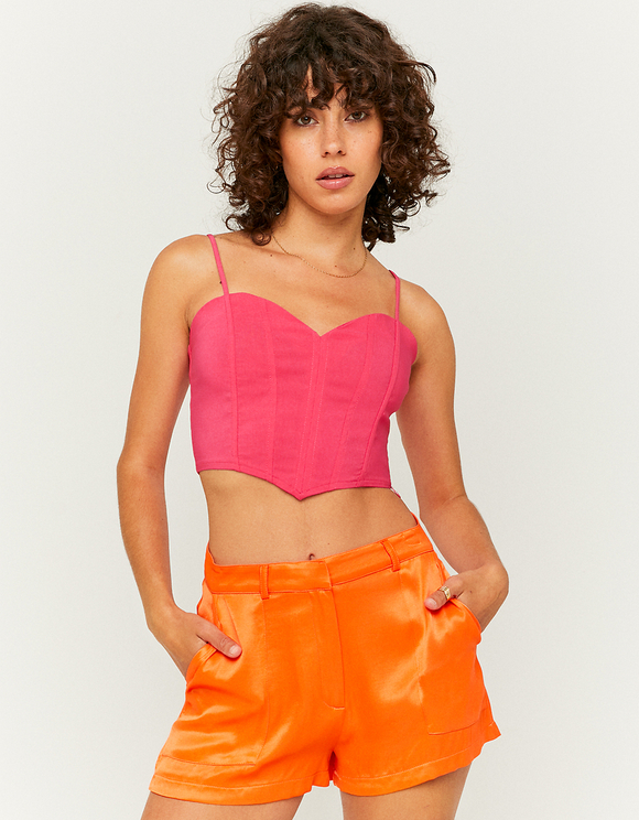 Tally Weijl Top tipo bustier rosa look casual Moda Tops Tops tipo bustier 
