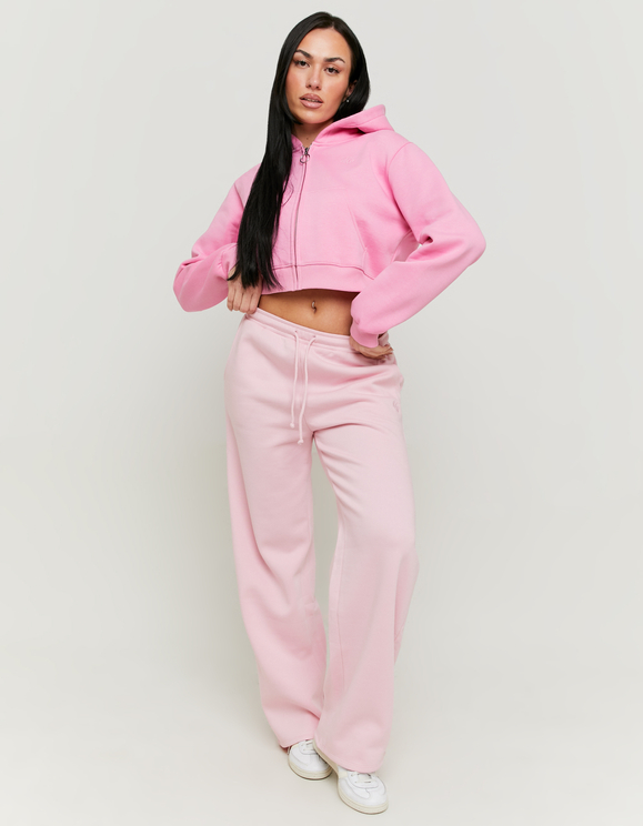 Whistles Women's Pink Cotton Pullover Sweatshirt Size S Et Voilà