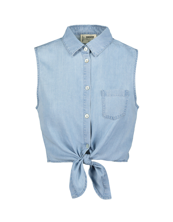 Sleeveless Denim Shirt | TALLY WEiJL 