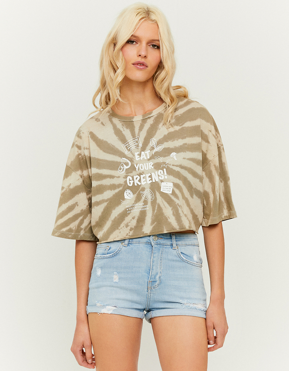 oversized t shirt to crop top