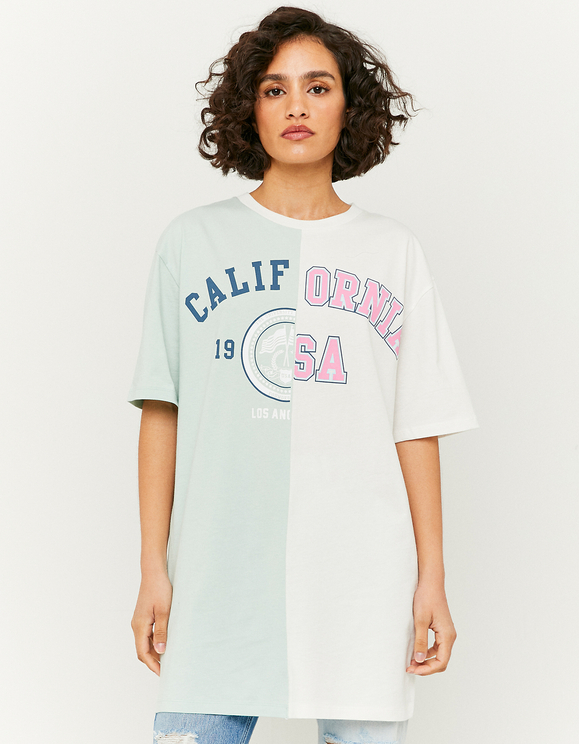 Oversize Colorblock T-shirt | TALLY 