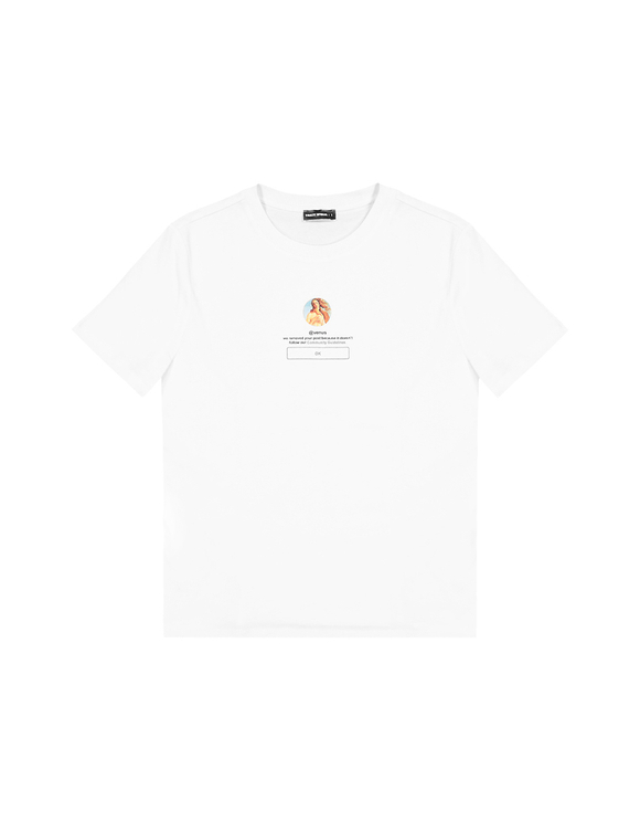 T-Shirt Bianca Stampa Venere