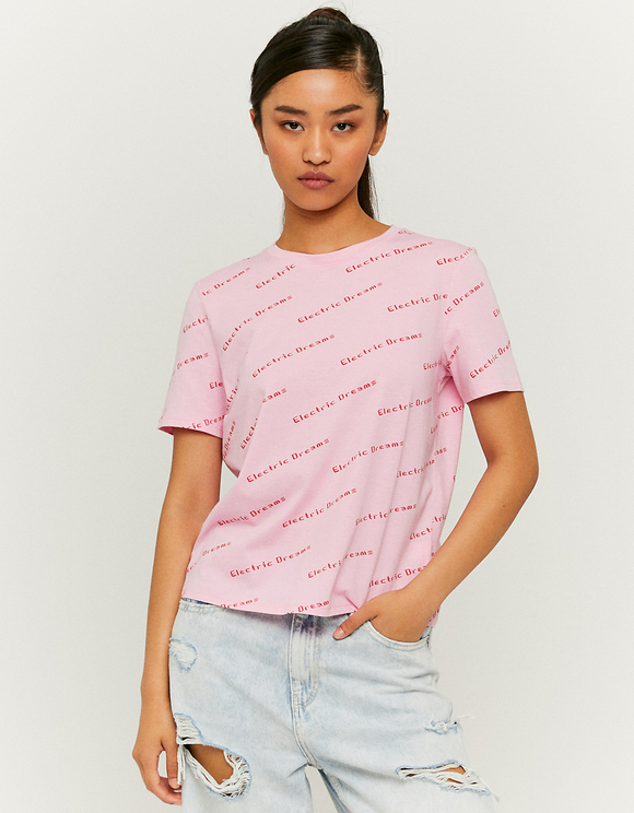 Pink Printed T-shirt