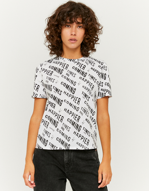 Printed Short Sleeves T-Shirt | TALLY 