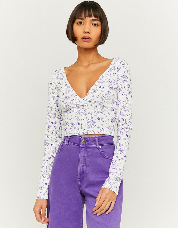 Crop Top a Maniche Lunghe | TALLY WEiJL Online Shop