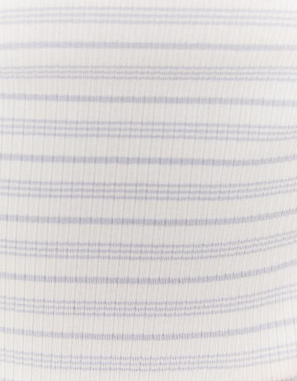 Weisses Gestreiftes Crop Top Tally Weijl Online Shop