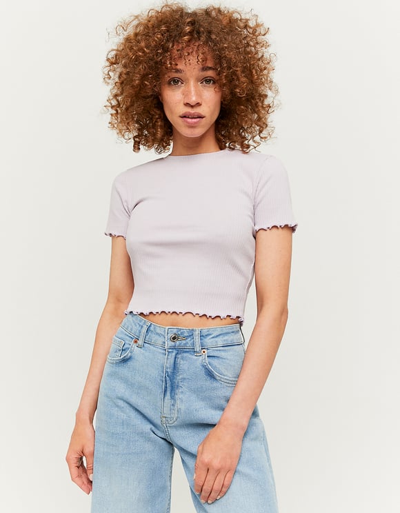 Purple Short Sleeves T-shirt | TALLY 