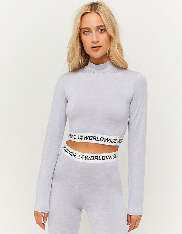Crop Top a Maniche Lunghe | TALLY WEiJL Online Shop