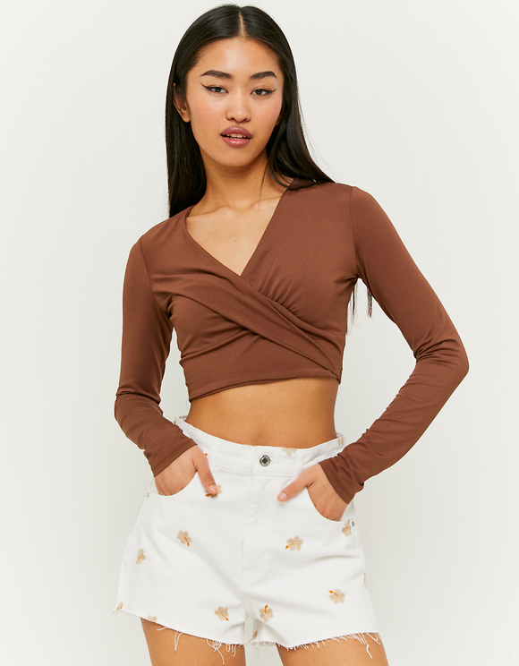 Top Corto a Maniche Lunghe | TALLY WEiJL Online Shop