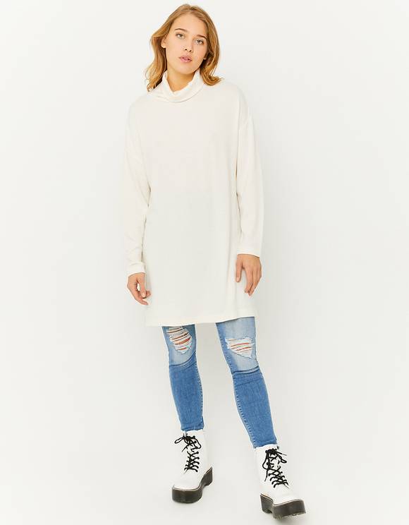 Pull Oversize Col Roulé