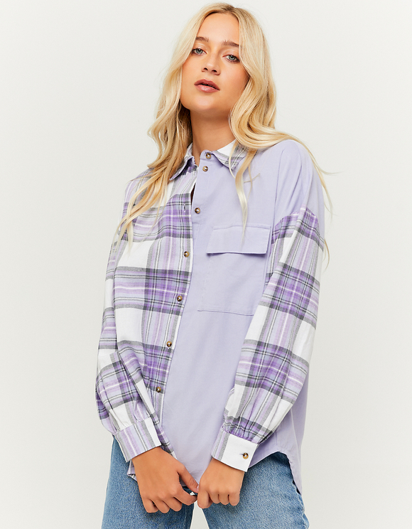 Chemise Manches Longues à Carreaux | TALLY WEiJL Online Shop