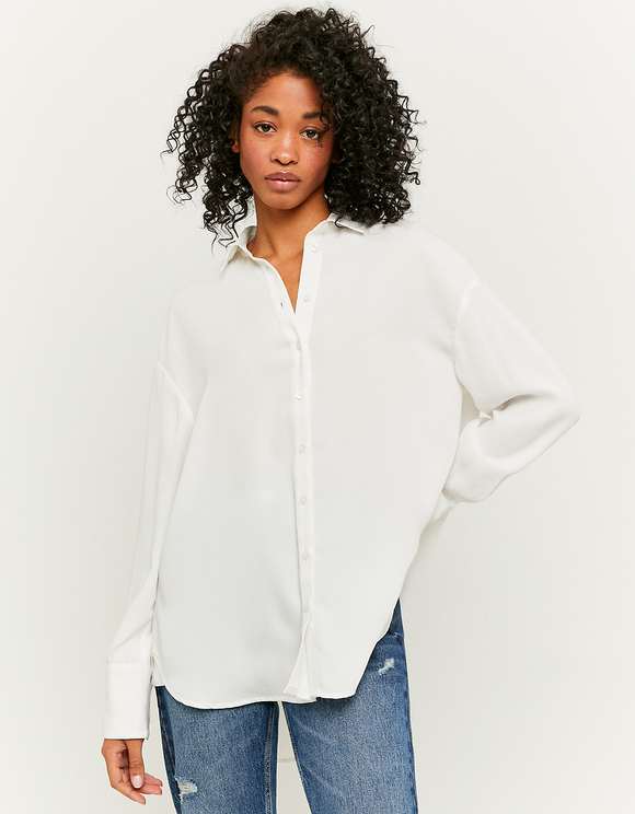 camicia lunga bianca