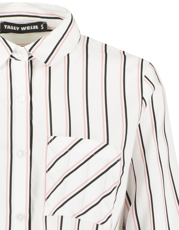 Chemise Blanche Rayée | TALLY WEiJL Online Shop