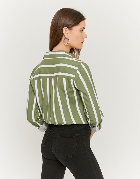 Camicetta a Righe con Nodo