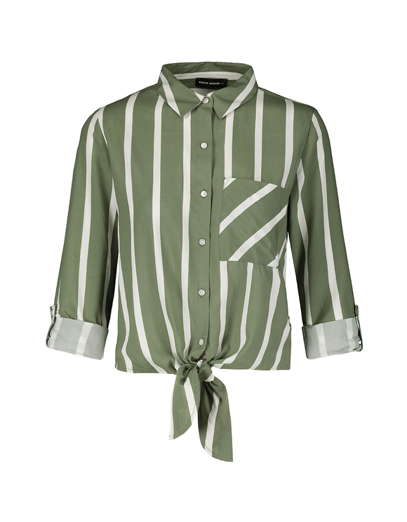 Camicetta a Righe con Nodo