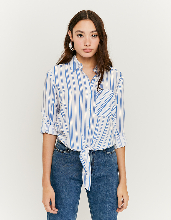 Camicetta a Righe con Nodo